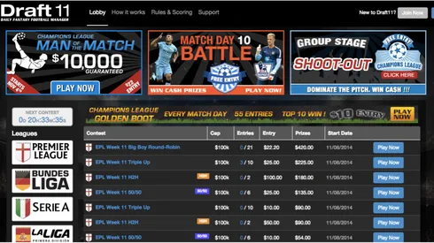 Test Your Fantasy Soccer Skills By Beating Us to Win Cash Prizes