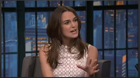 Seth Meyers and Keira Knightley Discussing West Ham On US TV
