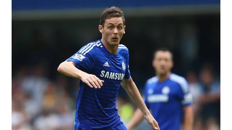 Diego Costa of Chelsea celebrates after scoring his and his team's second goal during the Barclays Premier League match between Chelsea and Swansea City at Stamford Bridge on September 13, 2014 in London, England.