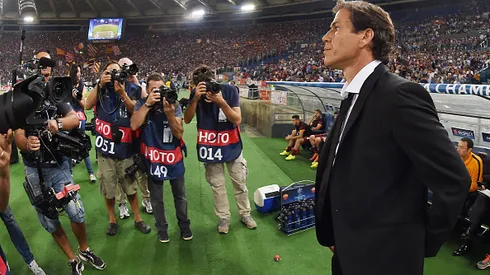 during the UEFA Champions League Group E match between AS Roma and PFC CSKA Moskva on September 17, 2014 in Rome, Italy.