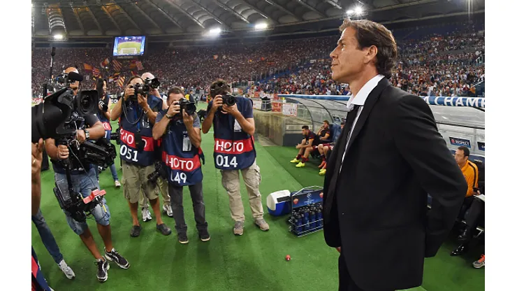 during the UEFA Champions League Group E match between AS Roma and PFC CSKA Moskva on September 17, 2014 in Rome, Italy.