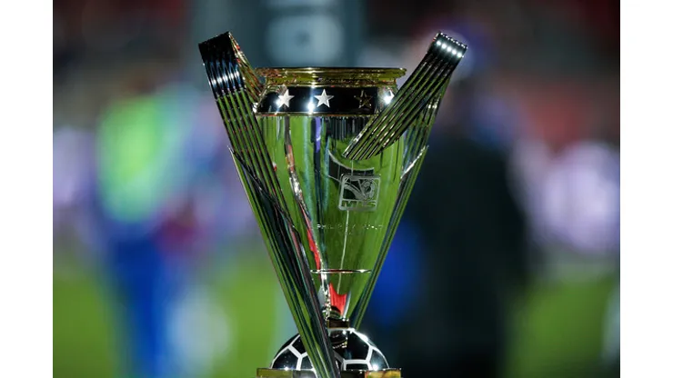 # of the Colorado Rapids against # of FC Dallas during overtime of the 2010 MLS Cup match at BMO Field on November 21, 2010 in Toronto, Canada.