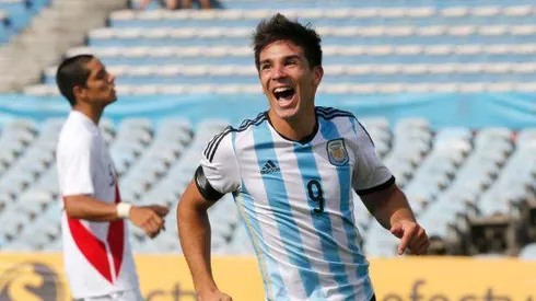 Argentina's Giovanni Simeone following in his father's footsteps