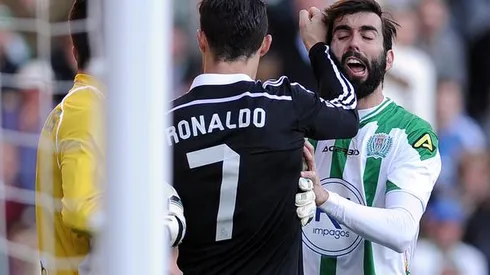 Ronaldo shown straight red card shortly before Real Madrid victory