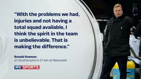 Southampton Manager Ronald Koeman Winning Newfound Respect in England