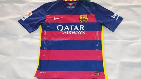 First Public Images Appear Online Of Barcelona's New Shirt Design With Hoops