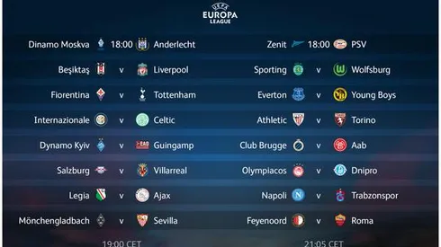 Europa League Round of 32 2nd leg: TV schedule and open thread