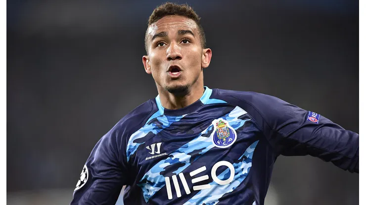 Porto's Brazilian defender Danilo reacts during the UEFA Champions League round of 16 first leg football match between Basel (FCB) and Porto (FCP) on February 18, 2015 at the St. Jakob-Park stadium in Basel. AFP PHOTO / MICHAEL BUHOLZER (Photo credit should read MICHAEL BUHOLZER/AFP/Getty Images)