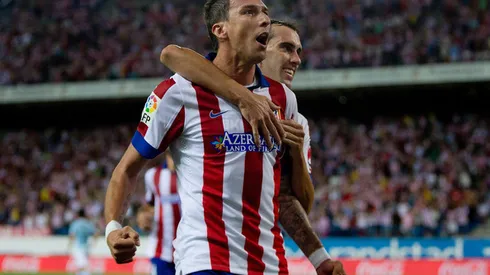 Mario Mandzukic fitting in perfectly at Atletico Madrid