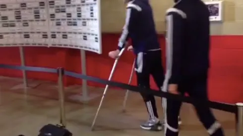 Andy Carroll injury a worry for West Ham after leaving stadium on crutches
