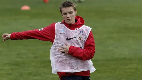 Martin Odegaard preparing for Euro 2016 qualifier against Croatia