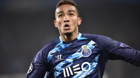 Porto's Brazilian defender Danilo reacts during the UEFA Champions League round of 16 first leg football match between Basel (FCB) and Porto (FCP) on February 18, 2015 at the St. Jakob-Park stadium in Basel. AFP PHOTO / MICHAEL BUHOLZER (Photo credit should read MICHAEL BUHOLZER/AFP/Getty Images)