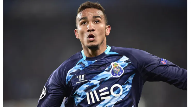 Porto's Brazilian defender Danilo reacts during the UEFA Champions League round of 16 first leg football match between Basel (FCB) and Porto (FCP) on February 18, 2015 at the St. Jakob-Park stadium in Basel. AFP PHOTO / MICHAEL BUHOLZER (Photo credit should read MICHAEL BUHOLZER/AFP/Getty Images)