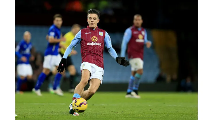 7 December 2014 – Barclays Premier League – Aston Villa v Leicester City – Jack Grealish of Aston Villa – Photo: Marc Atkins / Offside.