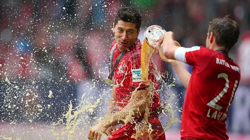 Lewandowski had five goals in less than 10 minutes