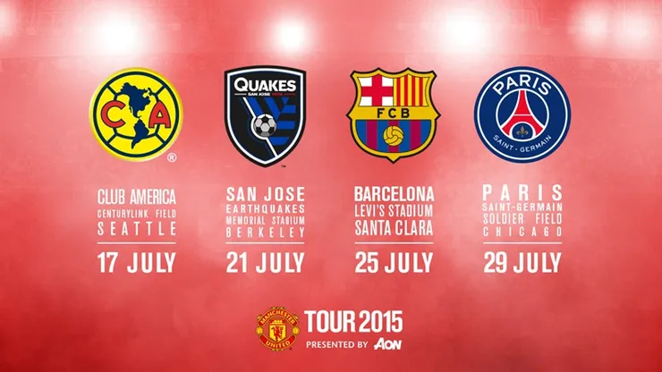 Manchester United to play San Jose Earthquakes at UC Berkeley