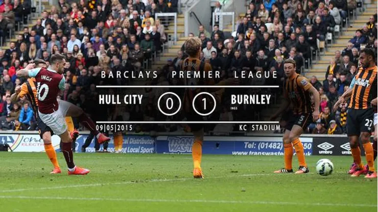 Hull City 0-1 Burnley match highlights