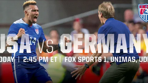 US Men's National Team vs. Germany: TV times and open thread