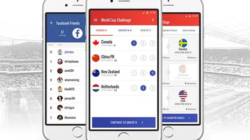 Download the Women's World Cup app and enter the 'World Soccer Talk' group