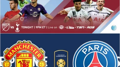 Manchester United vs. PSG and MLS All-Stars vs. Spurs: TV times and open thread