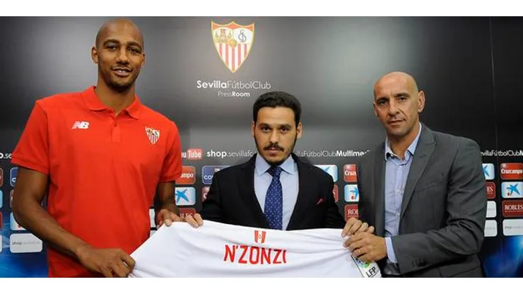 Sevilla complete signing of Stoke midfielder Steven Nzonzi