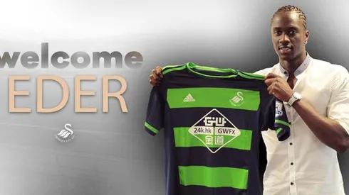 Swansea City sign Portuguese striker Eder for £6 million