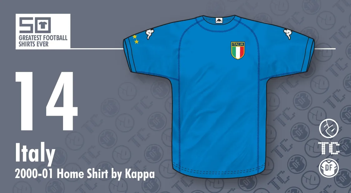 50 greatest soccer jerseys ever, Italy