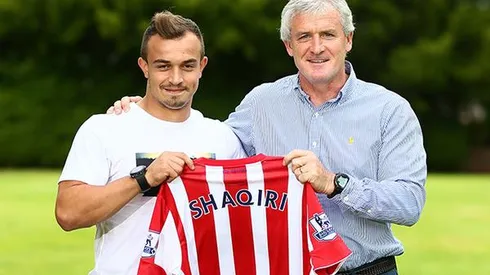 Shaqiri: Mark Hughes was major factor in decision to join Stoke