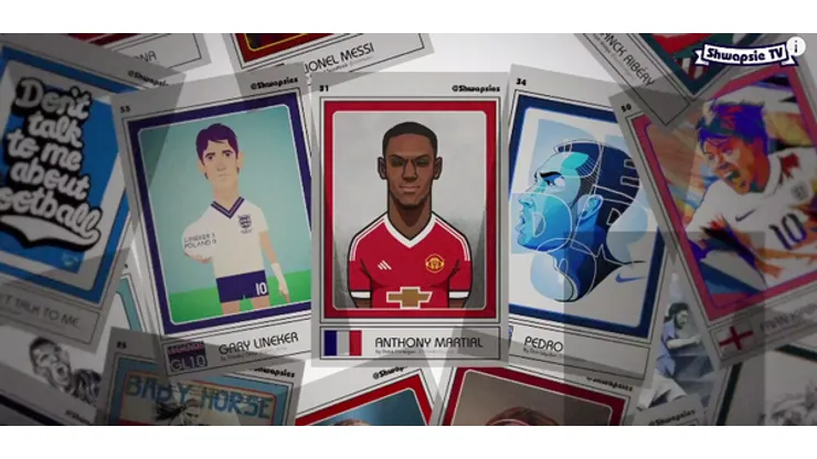 Man United’s Anthony Martial’s goals in animation
