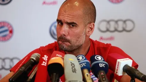 Pep Guardiola storms out of press conference