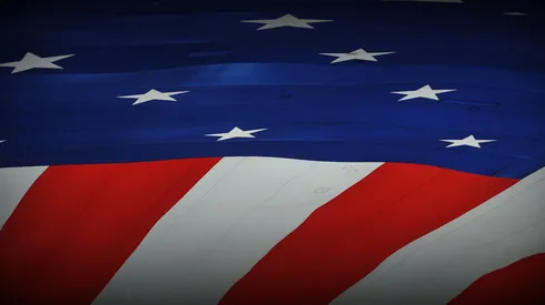 Sep 13, 2015; San Diego, CA, USA; Members of the United States Armed Forces hold up a flag before the game between the Detroit Lions and San Diego Chargers at Qualcomm Stadium. San Diego won 33-28. Mandatory Credit: Orlando Ramirez-USA TODAY Sports