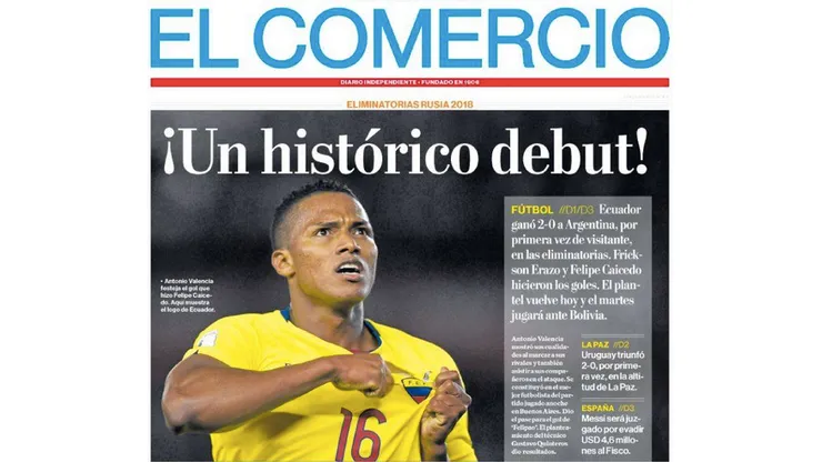 Ecuador commentator cries tears of joy after nation beats Argentina