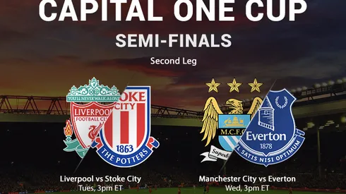 Where to find Manchester City vs. Everton Capital One Cup semi