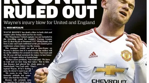 Wayne Rooney out of England friendlies — Van Gaal