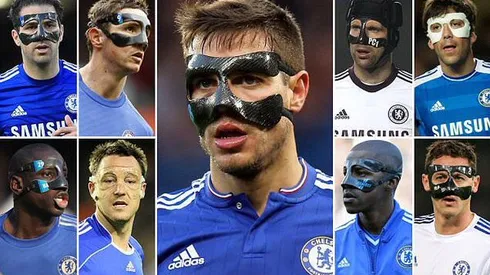 Diego Costa joins Chelsea's 'Zorro' team after broken nose