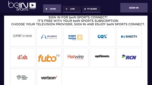 fuboTV adds beIN SPORTS Connect