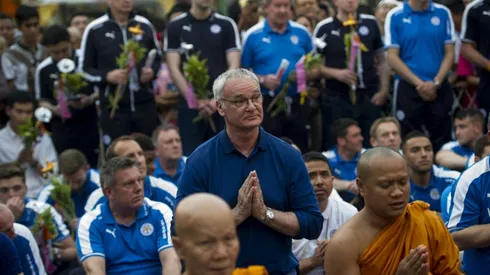 Myanmar fans get fleeting glimpse of Leicester City