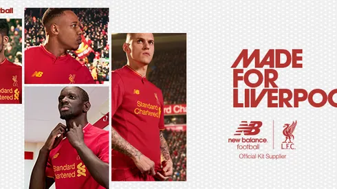 Liverpool unveil home jersey for 2016/17 season