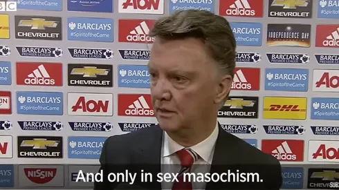 Louis Van Gaal describes Robert Huth's attempted foul as 'sex masochism'