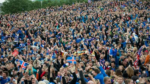 Iceland celebrates sending England home