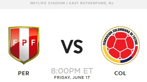 Where to find Colombia vs. Peru on US TV and streaming
