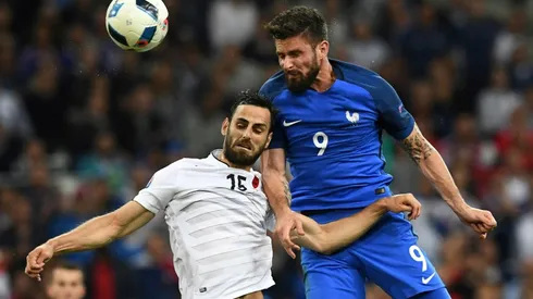 Giroud hails dogged France after Albania scare