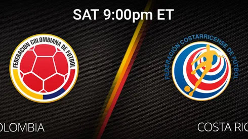 Where to find Colombia vs. Costa Rica on US TV and streaming
