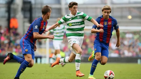Celtic's Rodgers upbeat despite Barcelona defeat