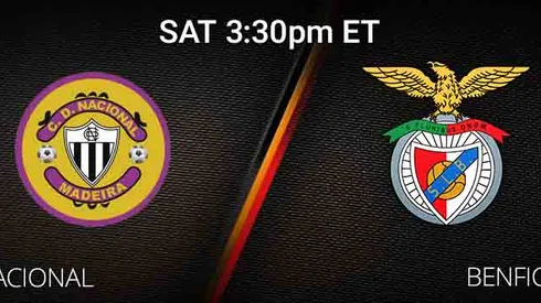Where to watch Nacional vs. Benfica on US TV and streaming