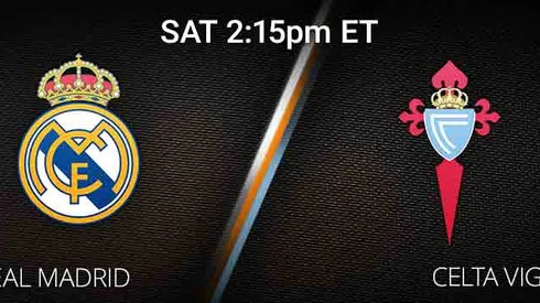 Where to find Real Madrid vs. Celta on US TV and streaming