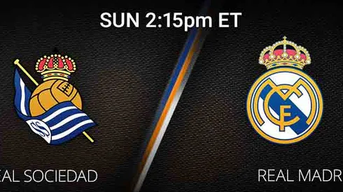 Where to find Real Sociedad vs. Real Madrid on US TV and streaming