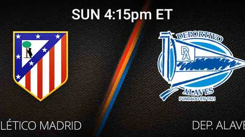 Where to find Atletico Madrid vs. Alaves on US TV and streaming