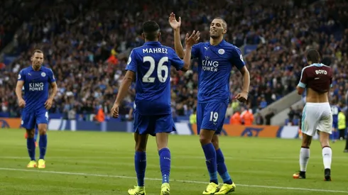 Ranieri impressed by Slimani and Mahrez double act