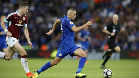 Slimani slots in as Leicester down Burnley
